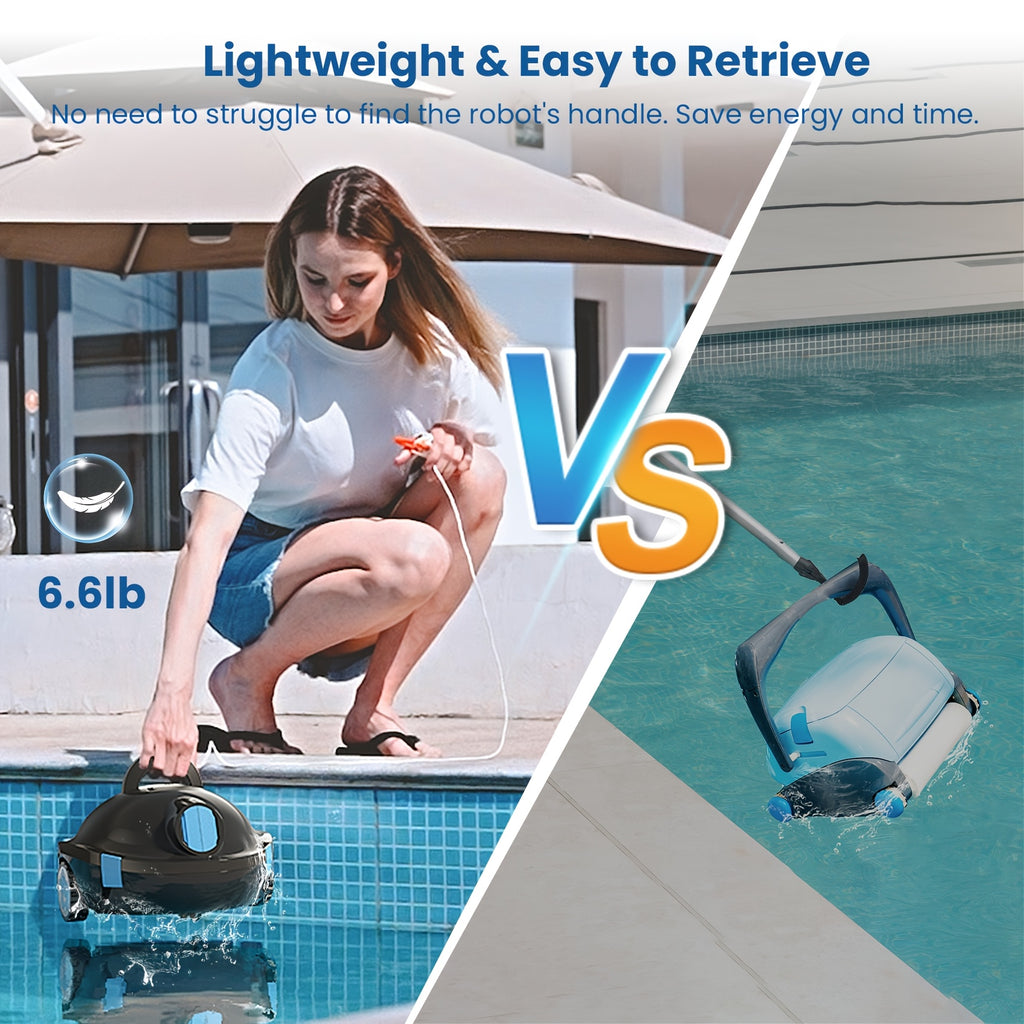 Roboter-Poolreiniger, Blau Schwarz für Bett – Detailansicht 8