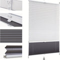 Rollos für Fenster, Weißheißprägung + dunkelgraue Vollschattierung für Fenster und Sichtschutz – Detailansicht 5
