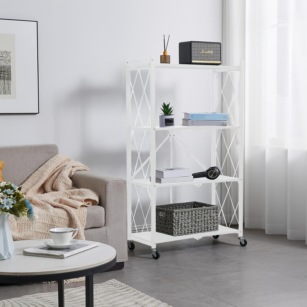 Rollregal, Schwarz für Zuhause und Vorratsraum – Detailansicht 11