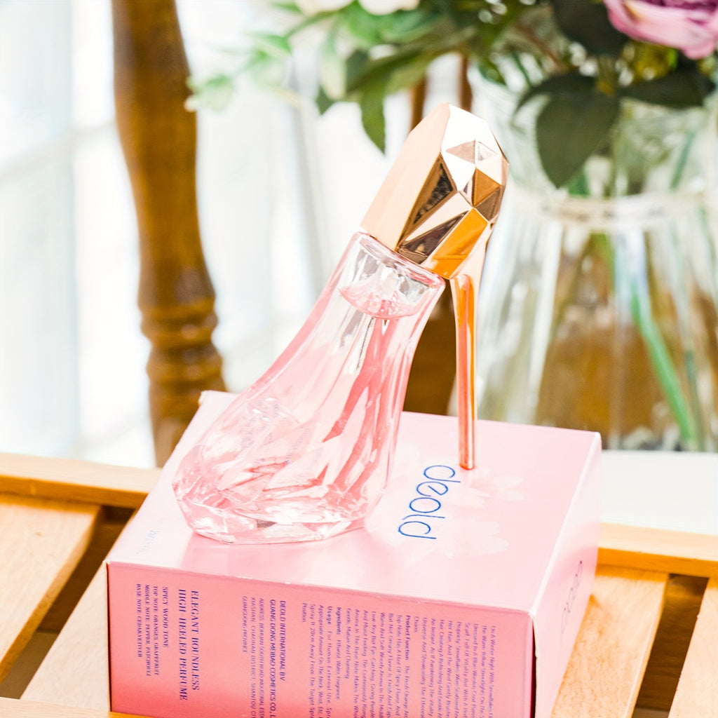 rosa und gelben High-Heel Schuhparfüms, 30 ml für Camping und Reisen – Detailansicht 8