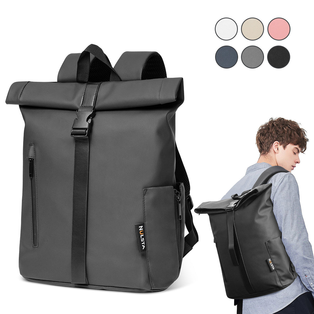 Rucksack, 25L für Alltag und Schule – Detailansicht 8