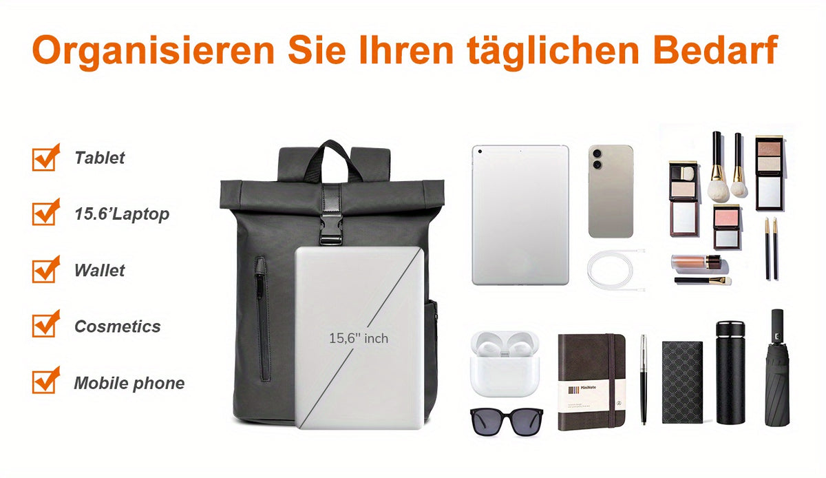 Rucksack, 25L für Alltag und Schule – Detailansicht 18