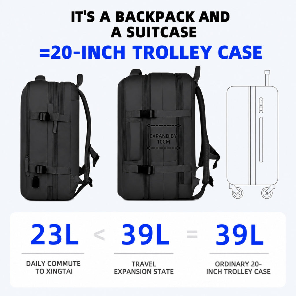 Rucksack, 40×20×25 cm für Alltag und Schule – Detailansicht 2