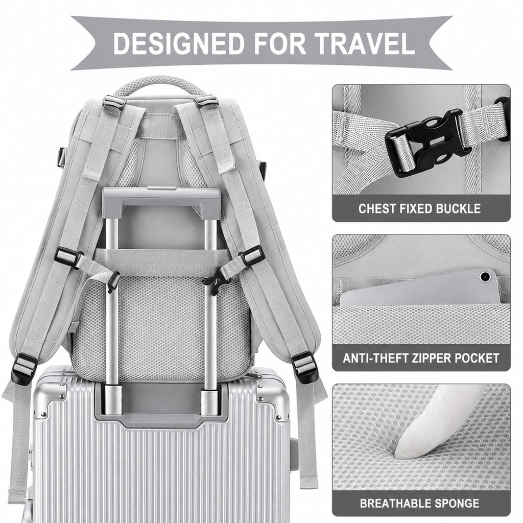 Rucksack, 40×20×25 cm für Alltag und Schule – Detailansicht 10