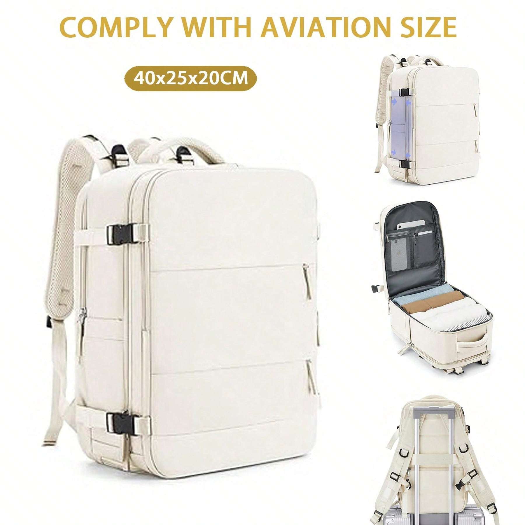 Rucksack, 40×20×25 cm für Alltag und Schule – Detailansicht 15