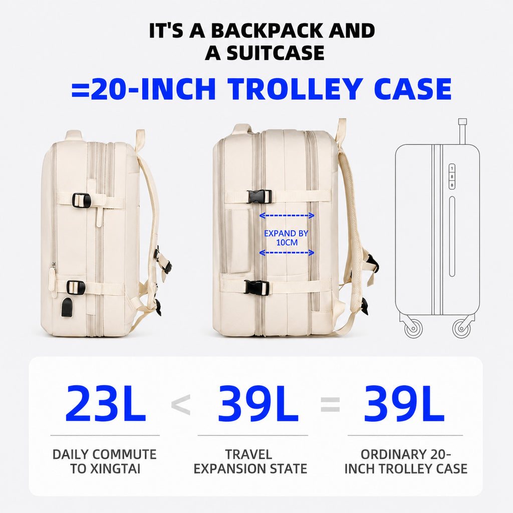 Rucksack, 40×20×25 cm für Alltag und Schule – Detailansicht 18