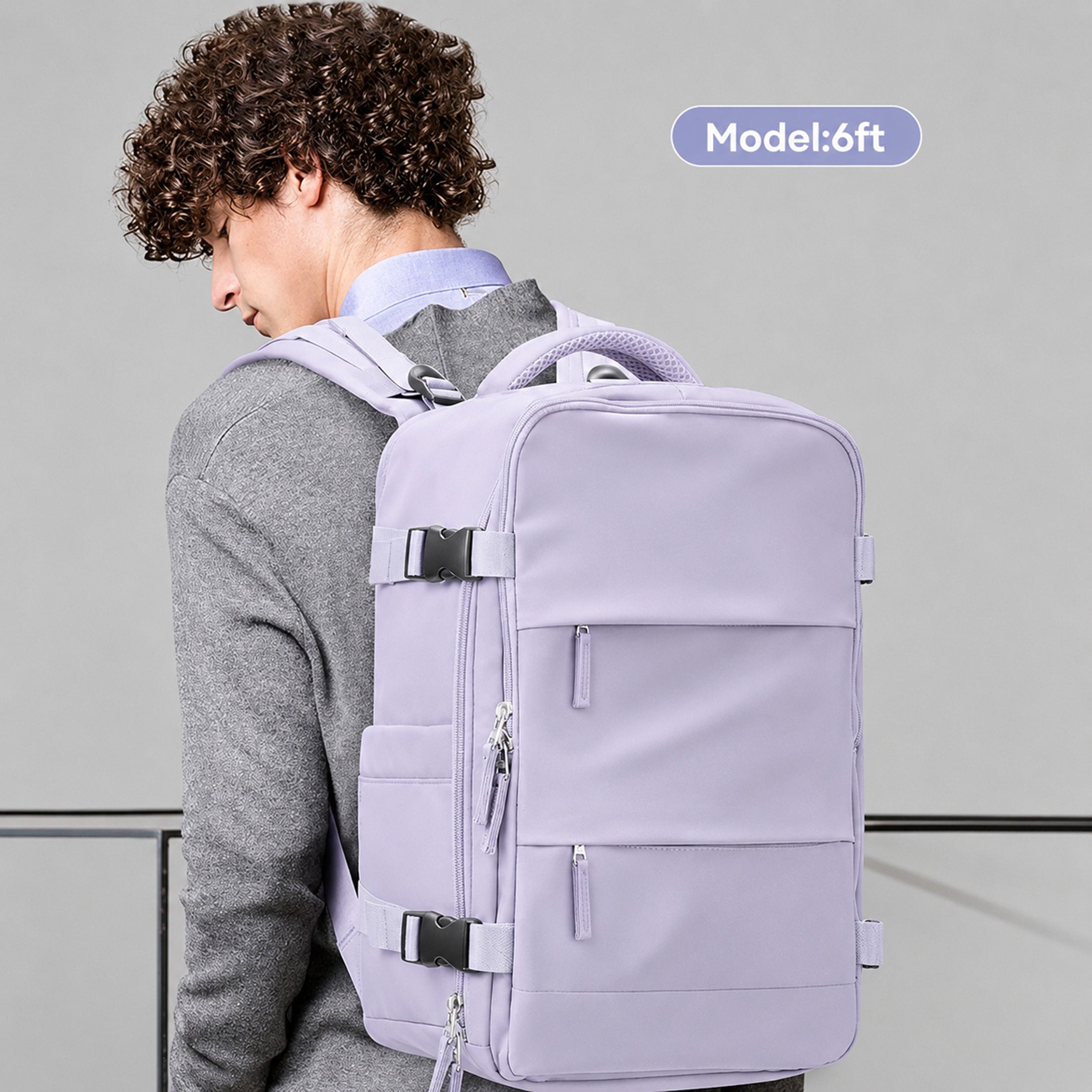Rucksack, 40×20×25 cm für Alltag und Schule – Detailansicht 19