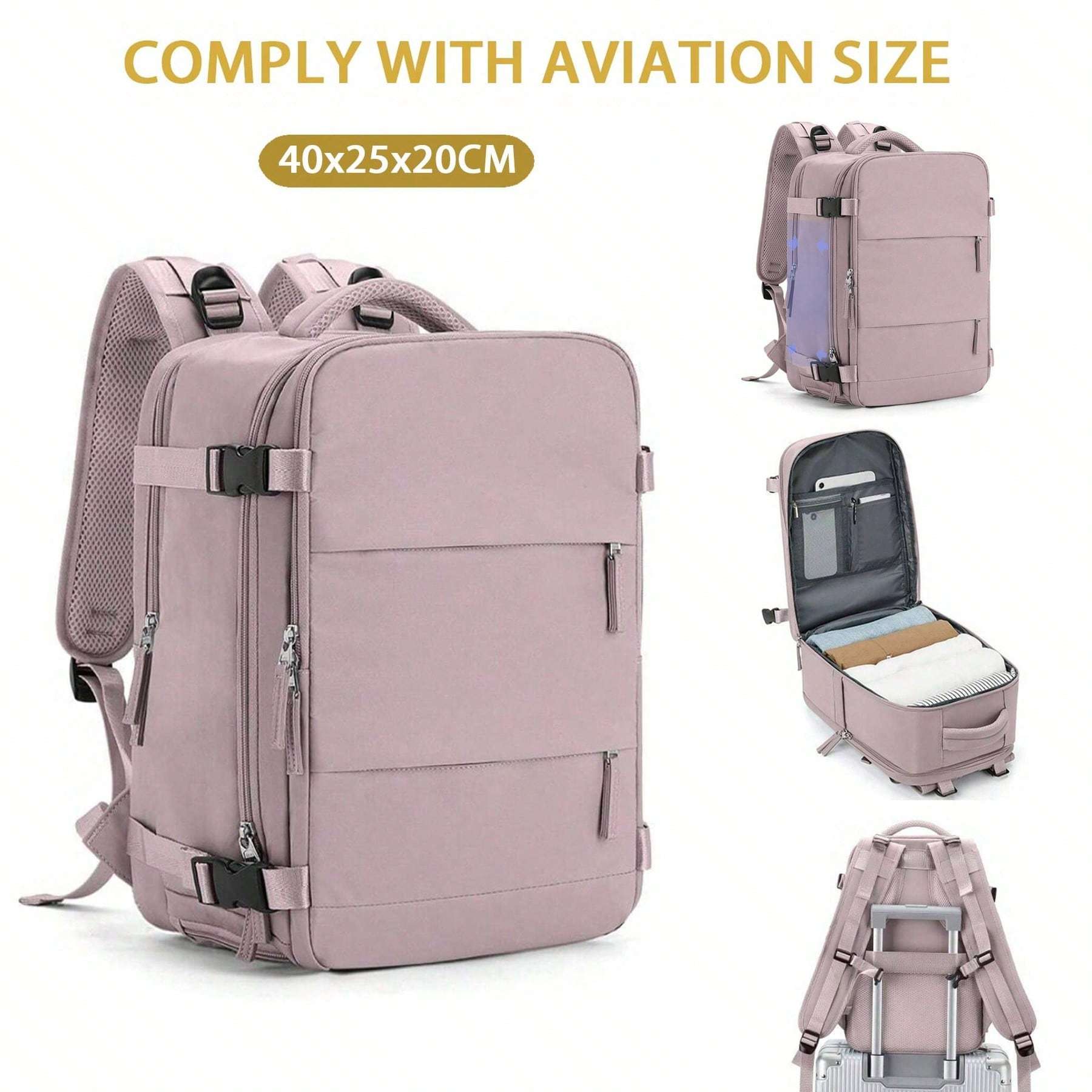 Rucksack, 40×20×25 cm für Alltag und Schule – Detailansicht 20