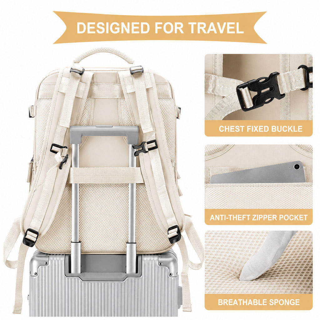 Rucksack, 40×20×25 cm für Alltag und Schule – Detailansicht 24