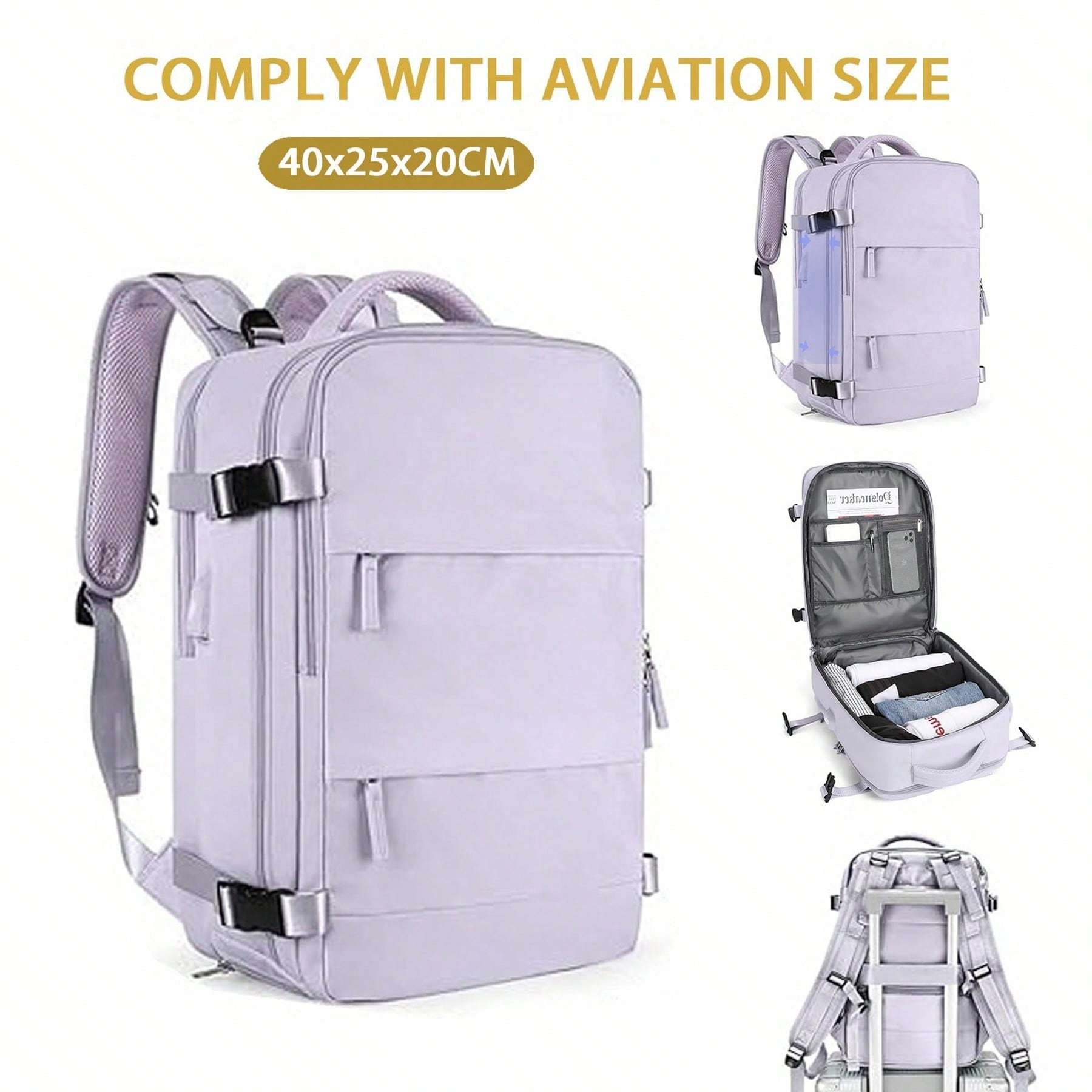 Rucksack, 40×20×25 cm für Alltag und Schule – Detailansicht 31
