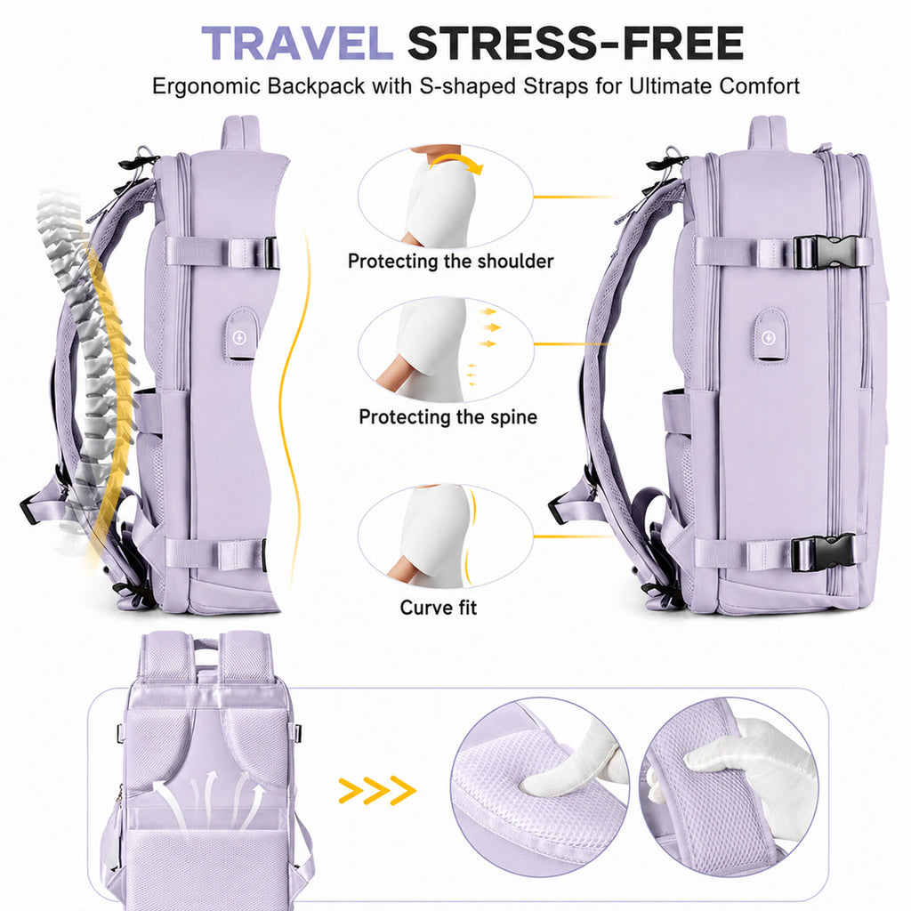 Rucksack, 40×20×25 cm für Alltag und Schule – Detailansicht 32