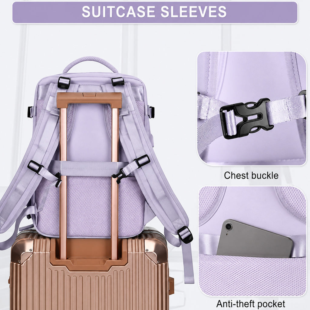 Rucksack, 40×20×25 cm für Alltag und Schule – Detailansicht 36