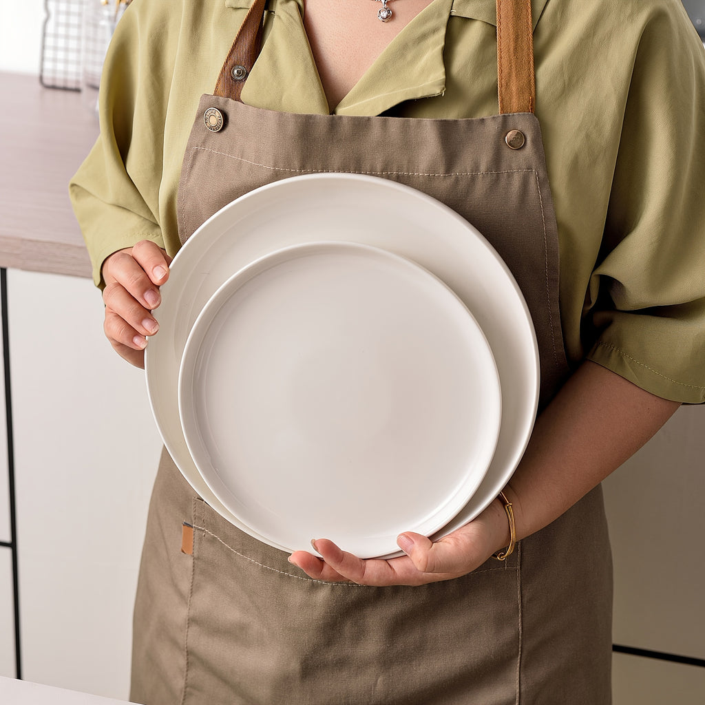 Rührschüssel-Set, 12 Stück Weiß für Küche und Essbereich – Detailansicht 5