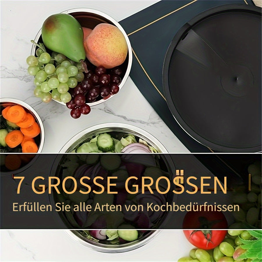 Rührschüssel-Set, 5L für Essbereich und Küche – Hauptansicht