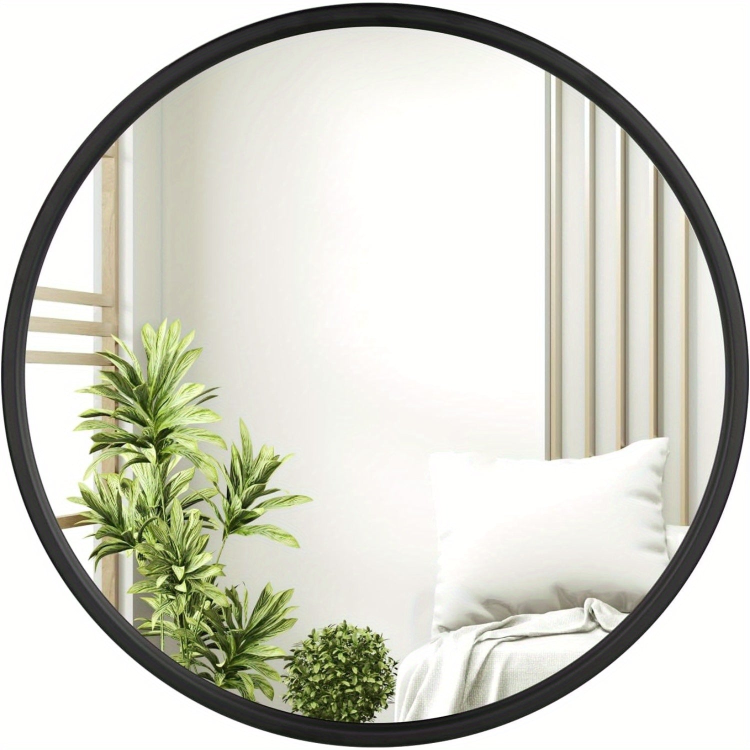 Runder Wandspiegel, Glas für Badezimmer und Haushalt – Detailansicht 3