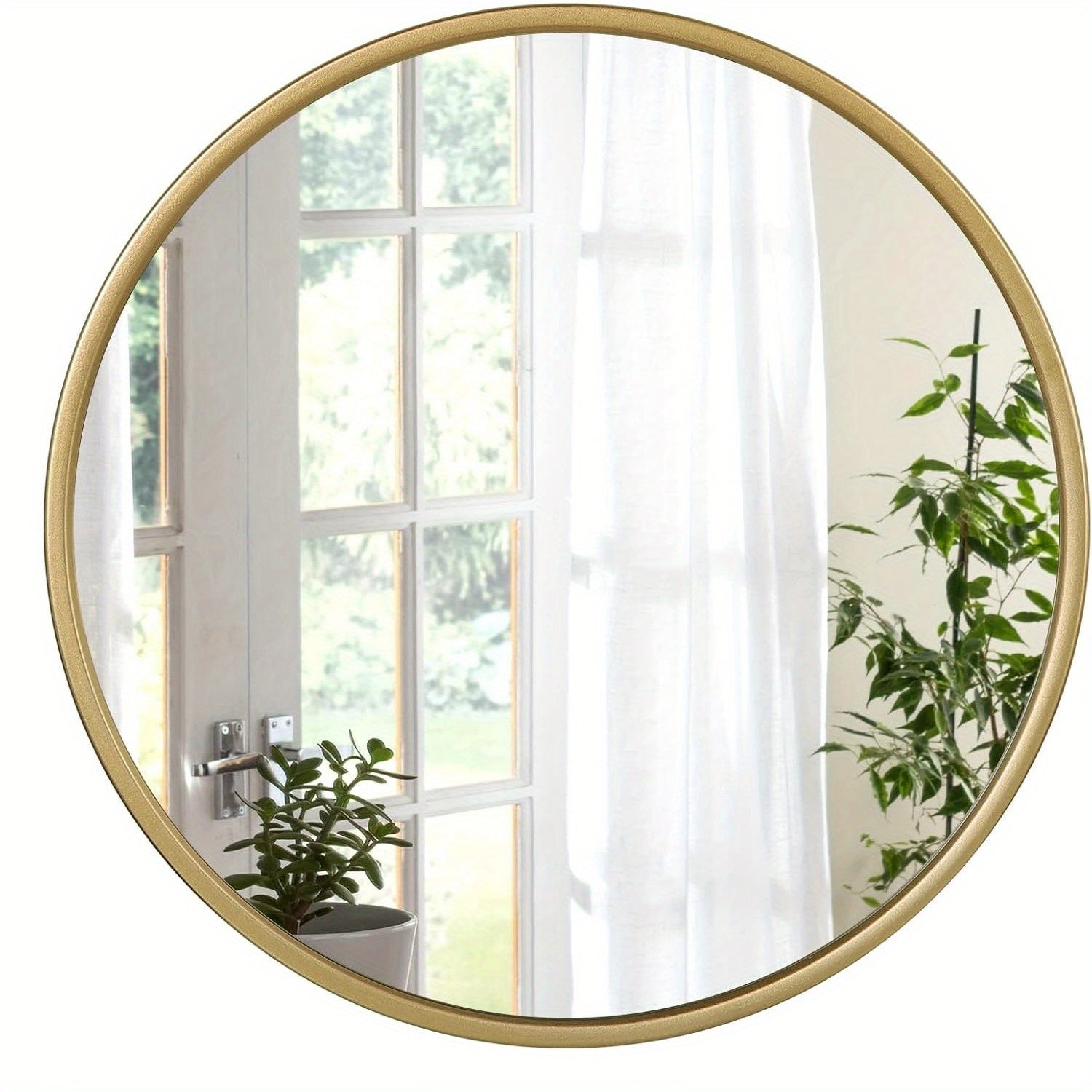 Runder Wandspiegel, Glas für Badezimmer und Haushalt – Detailansicht 12