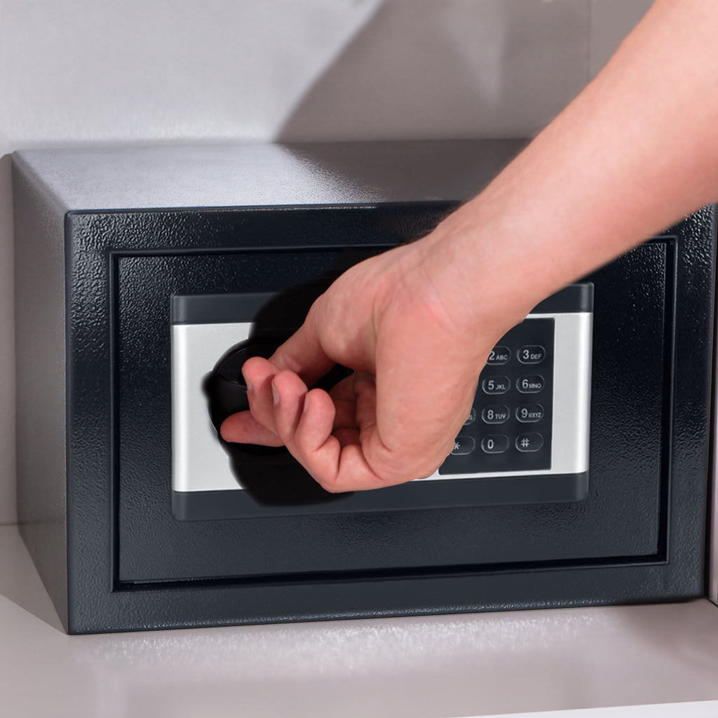 Safes & Tresore, 12L/22L/34L Hochwertiger Ganzstahl-Heim- & Bürosafe für Büro – Detailansicht 2