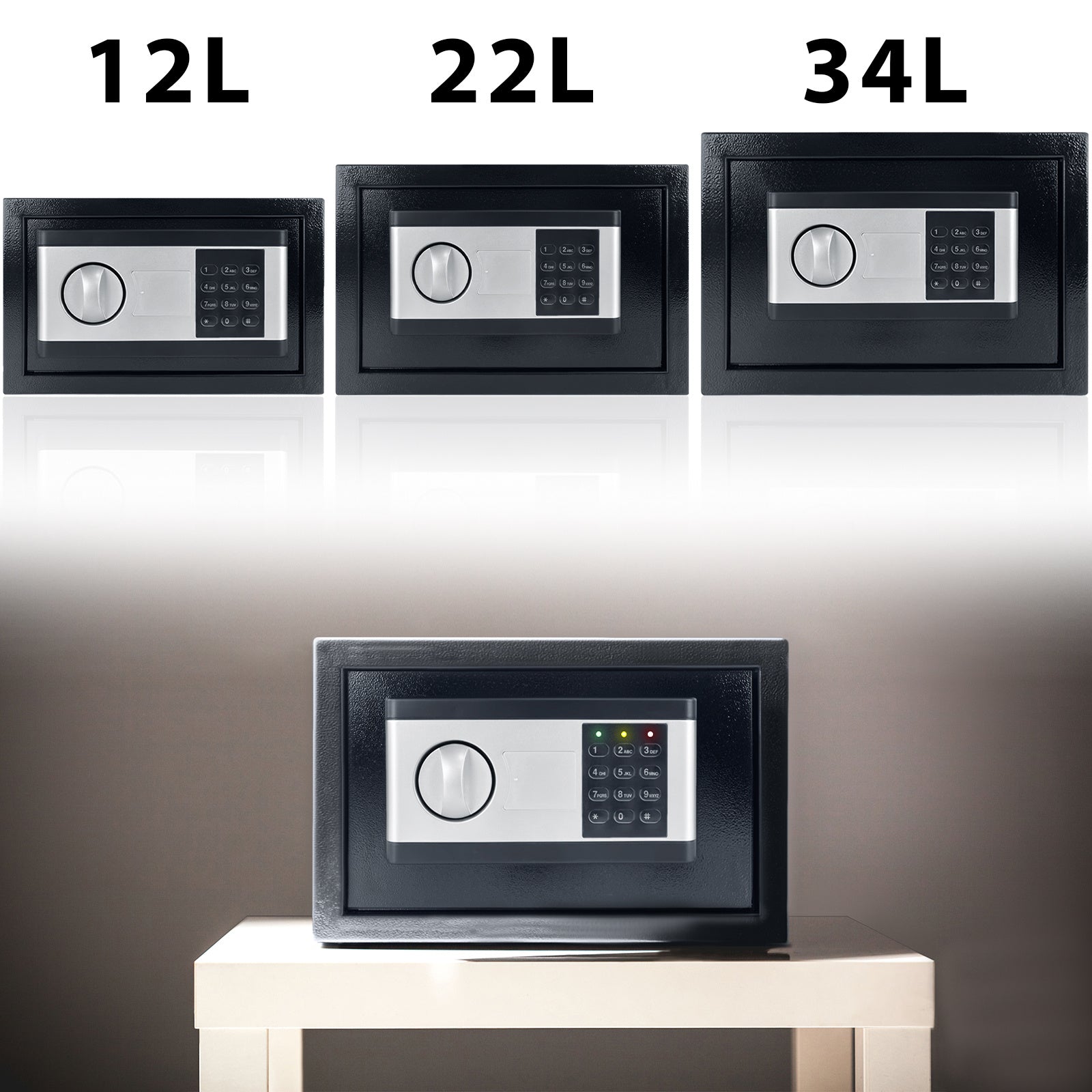 Safes & Tresore, M, 22L für Homeoffice und Büro – Detailansicht 9