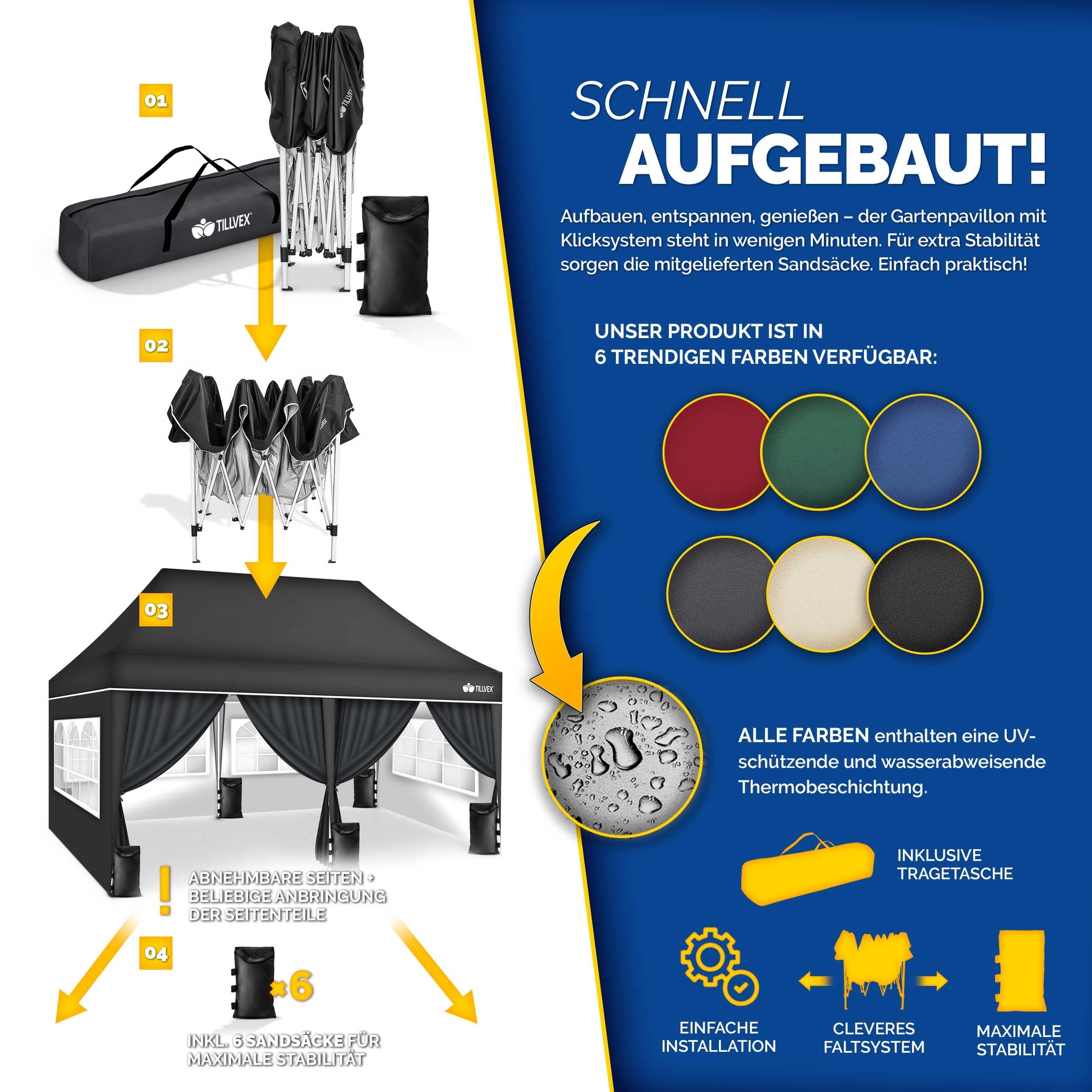 Sandsäcke, wasserdicht für Terrasse und Garten – Detailansicht 90