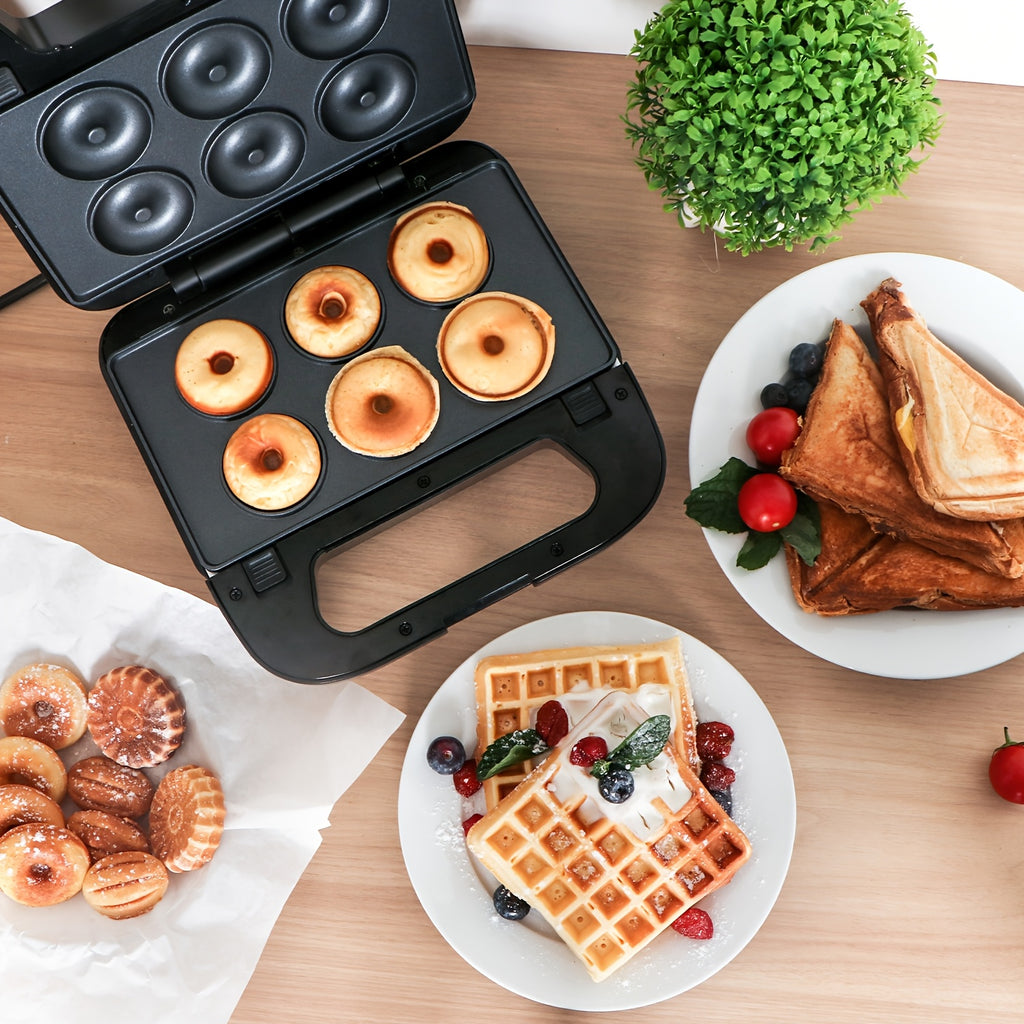 Sandwichmaker-Set, Silbrig für Küche und Essbereich – Hauptansicht