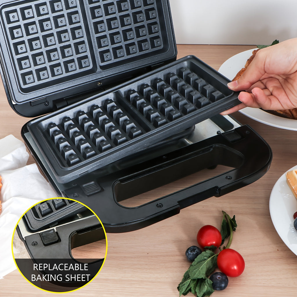 Sandwichmaker-Set, Silbrig für Küche und Essbereich – Detailansicht 4