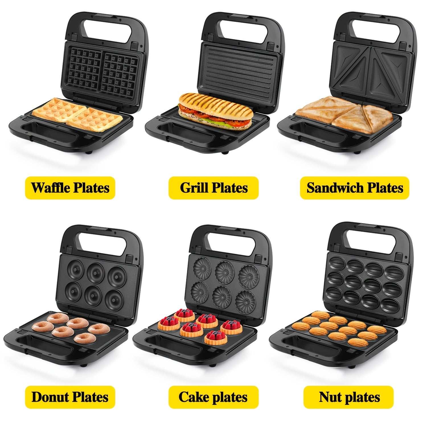 Sandwichmaker-Set, Silbrig für Küche und Essbereich – Detailansicht 6