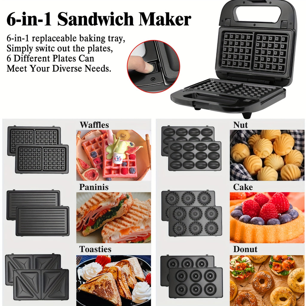 Sandwichmaker-Set, Silbrig für Küche und Essbereich – Detailansicht 8