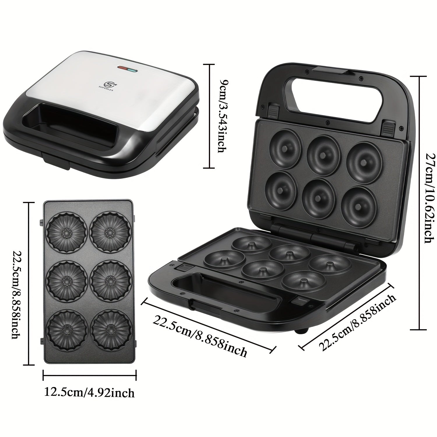 Sandwichmaker-Set, Silbrig für Küche und Essbereich – Detailansicht 9