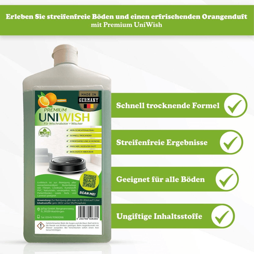 Saug- und Wischroboter, 0,75L für Haushaltsreinigung und Küche – Hauptansicht