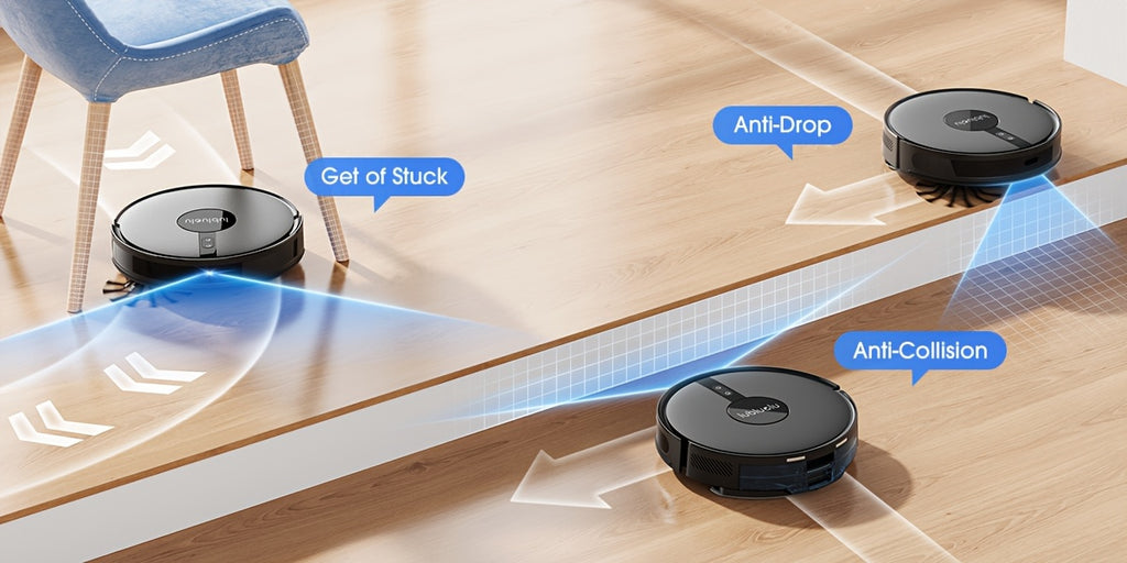 Saug- und Wischroboter, 9,98cm für Haushaltsreinigung und Küche – Detailansicht 18