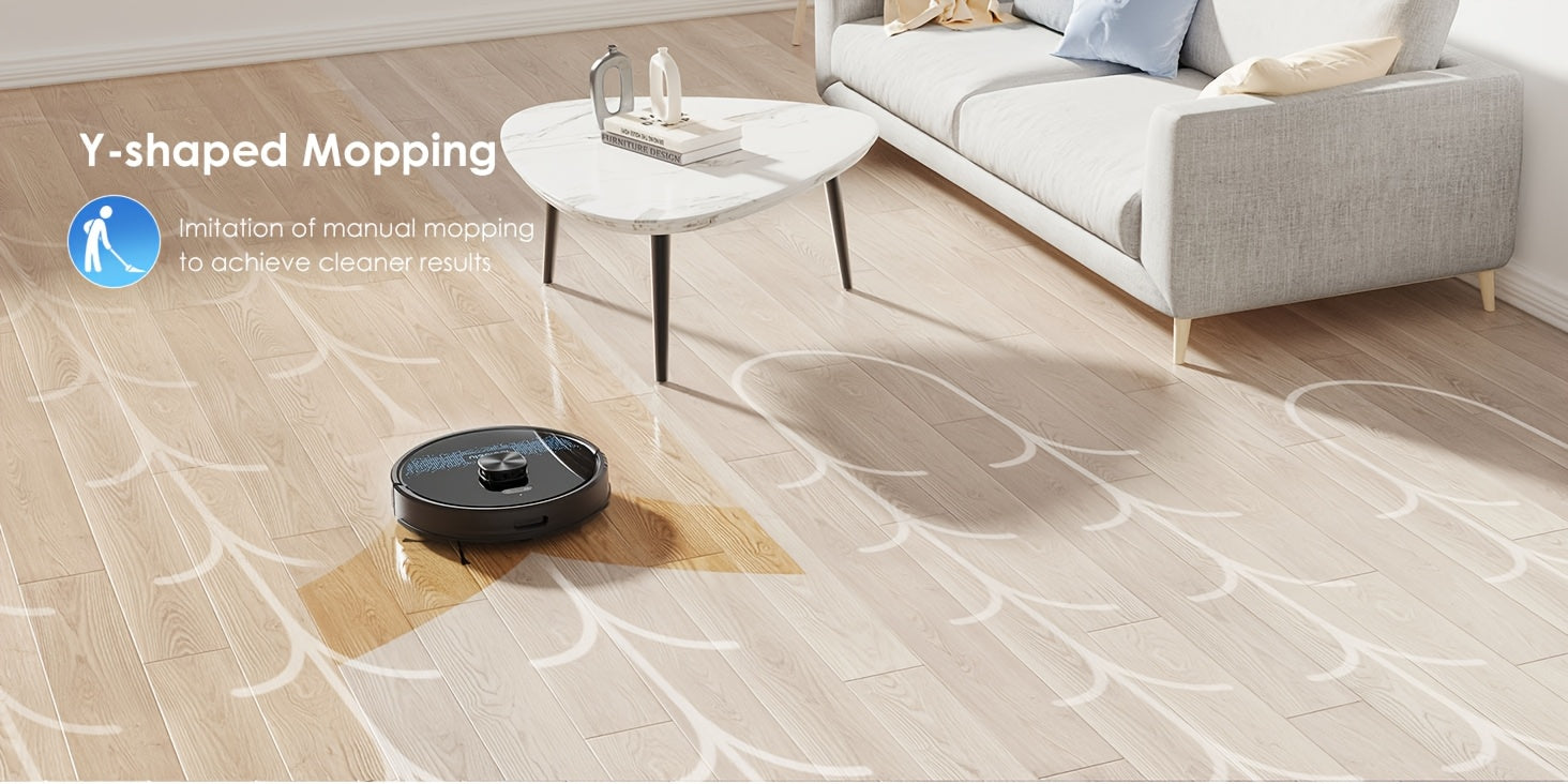 Saug- und Wischroboter, Lubluelu SL60 Plus+ Roboterstaubsauger für Haushaltsreinigung und Küche – Detailansicht 15