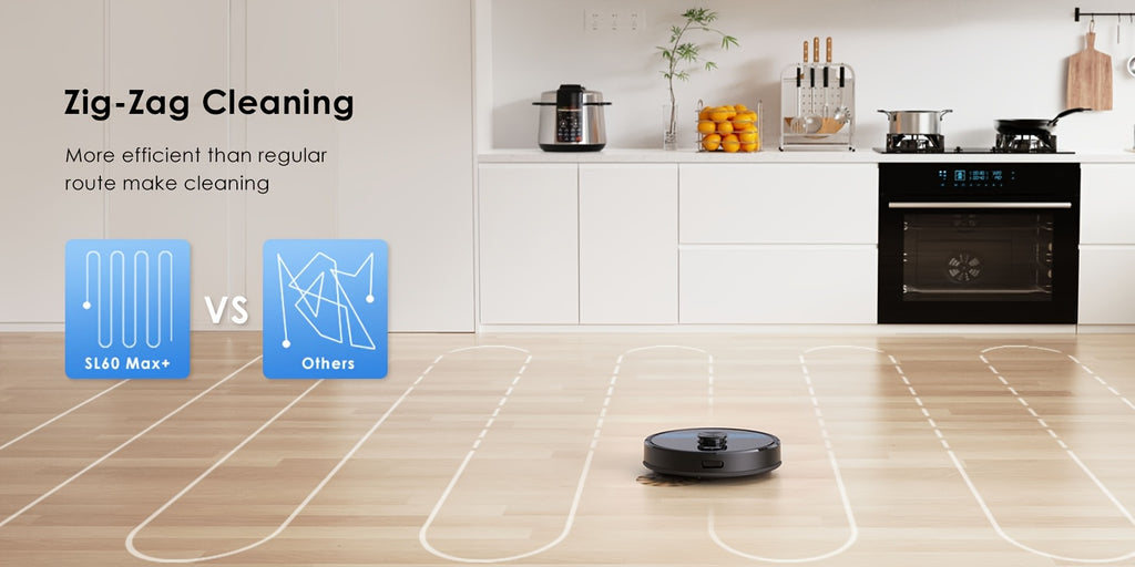 Saug- und Wischroboter, Lubluelu SL60 Plus+ Roboterstaubsauger für Haushaltsreinigung und Küche – Detailansicht 16