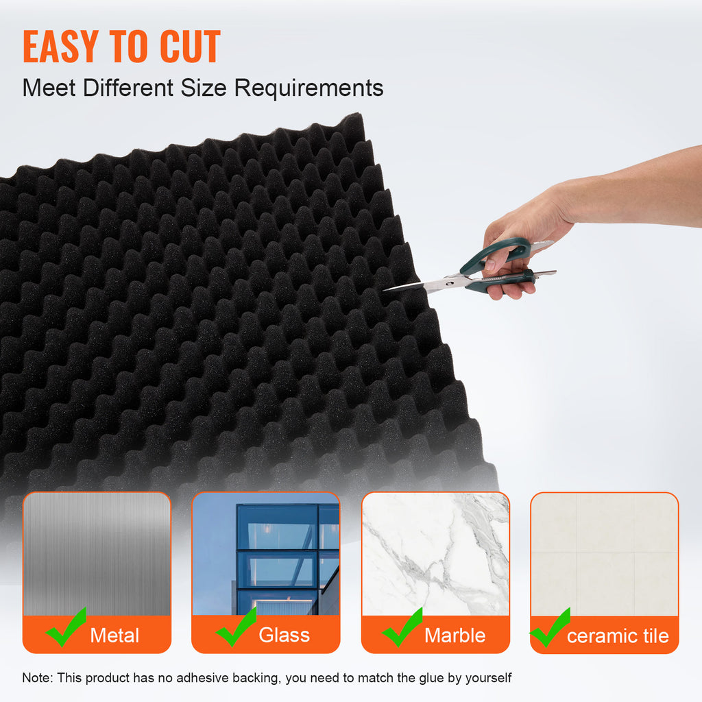 Schallschaumplatten 4er-Pack, 4 Stk. für Studio-Wand und -Decke – Detailansicht 6