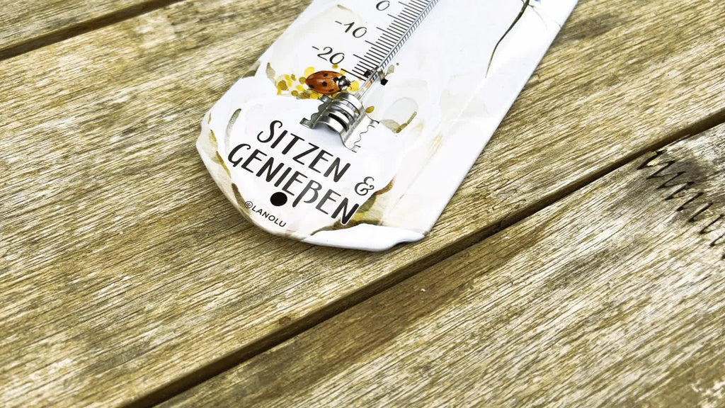 Schild Garten außen, Metall für Garten und Terrasse – Detailansicht 7