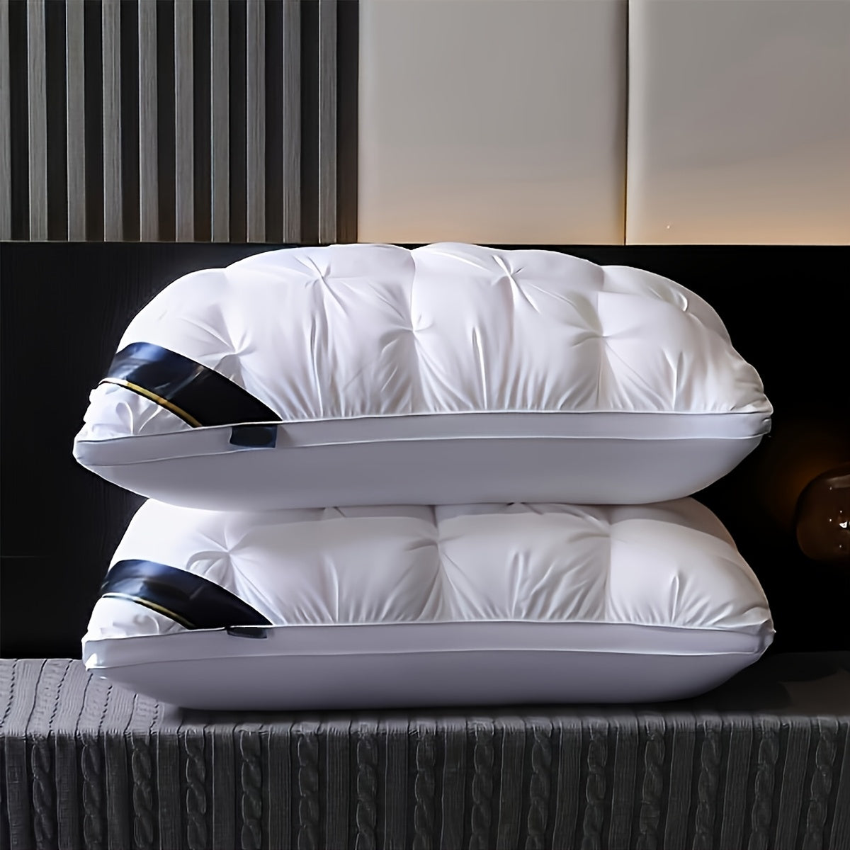 Schlafkissen, 2 Stück für Schlafzimmer und Bett – Detailansicht 13