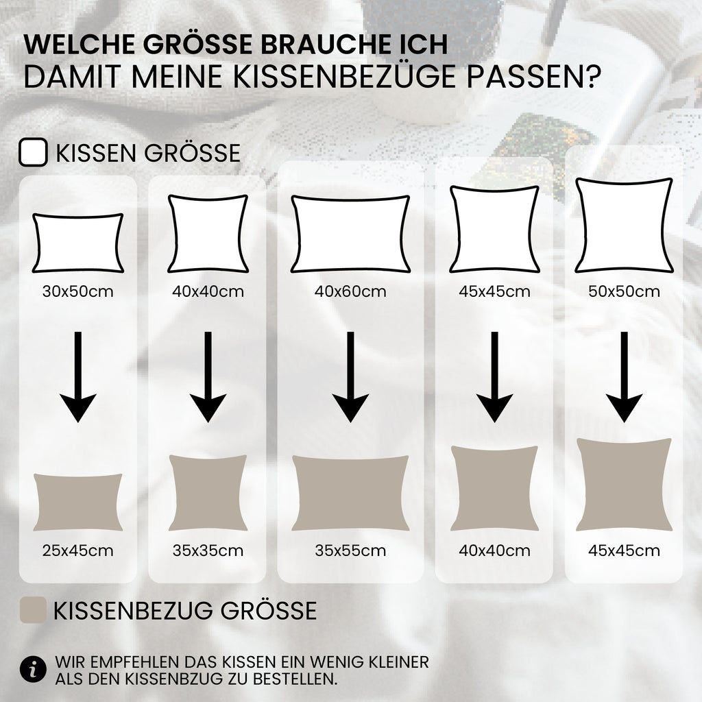 Schlafkissen, 4 Stück | 40 X 40 cm für Schlafzimmer – Detailansicht 5