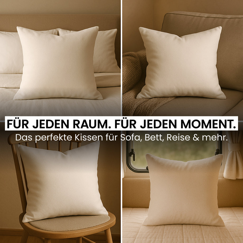 Schlafkissen, 4 Stück | 40 X 40 cm für Schlafzimmer – Detailansicht 9