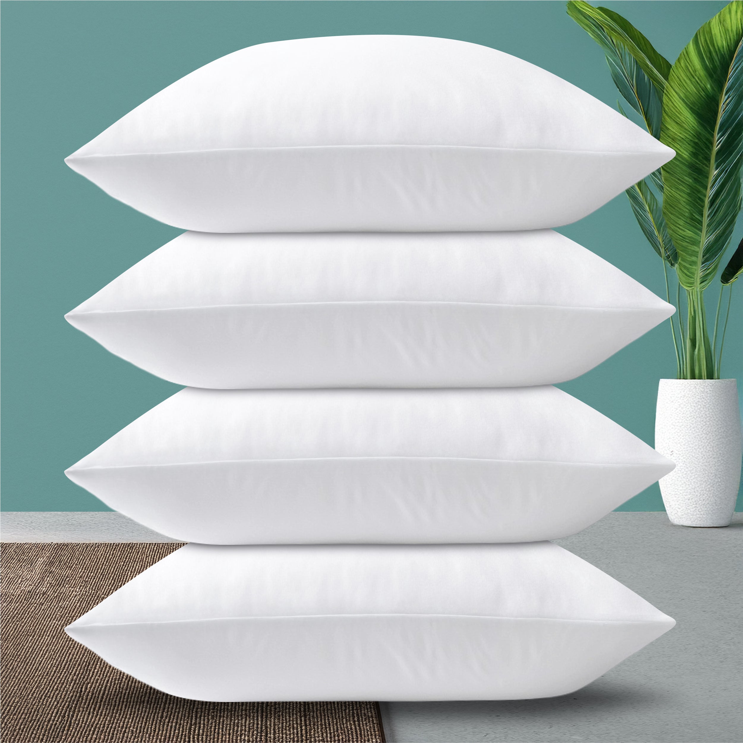 Schlafkissen, 4 Stück | 40 X 60 cm für Bett und Füllung, Perfekt als Sofakissen – Detailansicht 21