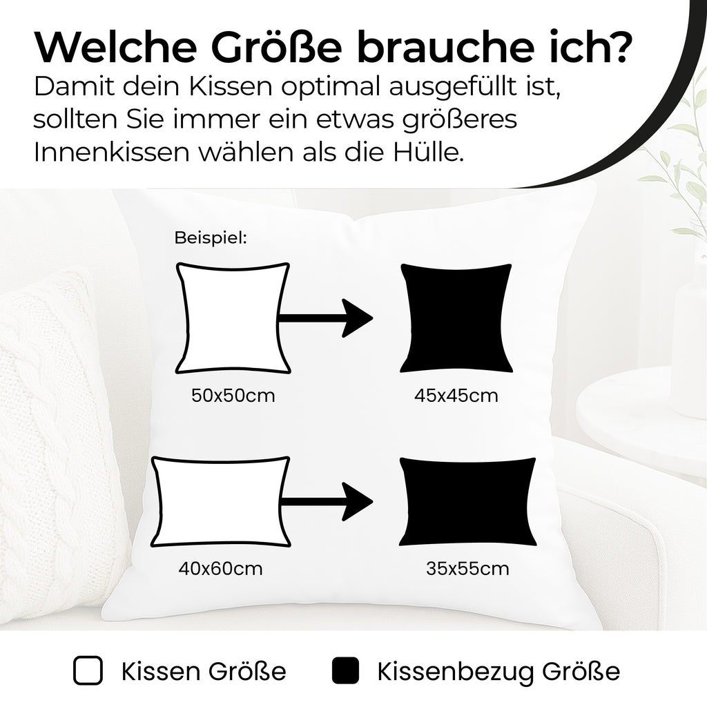 Schlafkissen, 4 Stück | 40 x 60 cm für Schlafzimmer und Füllung, Perfekt als Sofakissen – Detailansicht 7