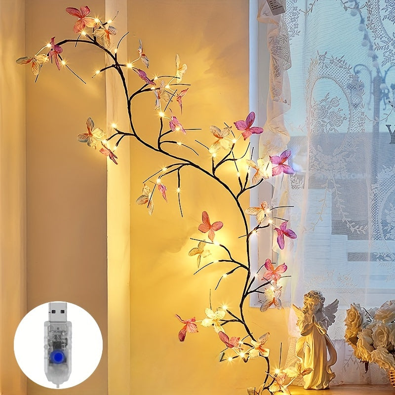 Schmetterlings-Zweig-Licht, LED-Beleuchtung für Wohnzimmer und Zuhause – Detailansicht 2