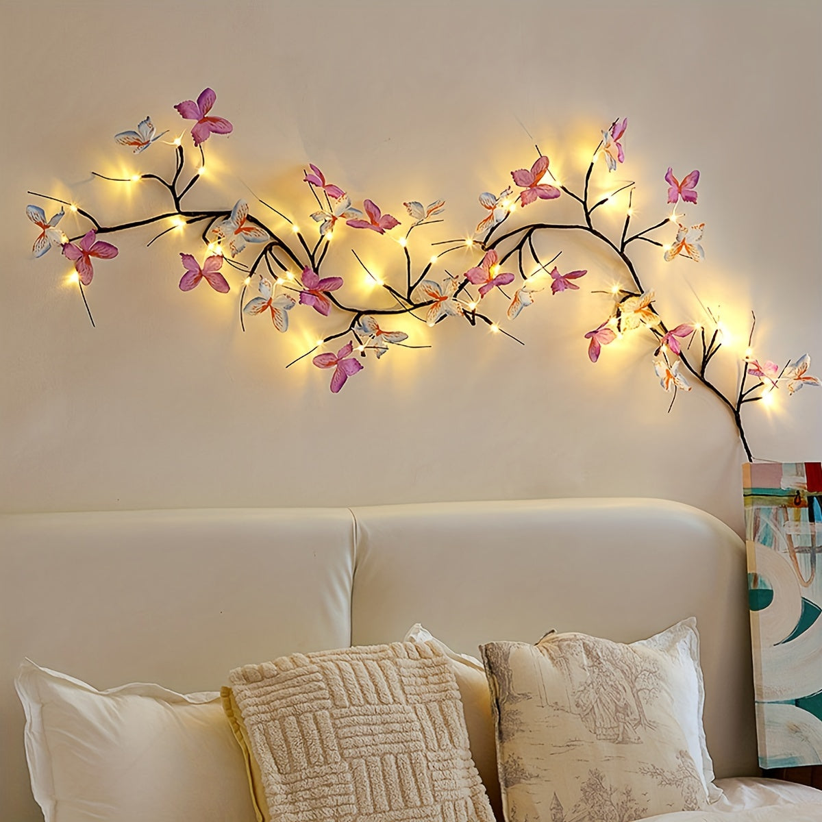 Schmetterlings-Zweig-Licht, LED-Beleuchtung für Wohnzimmer und Zuhause – Detailansicht 6