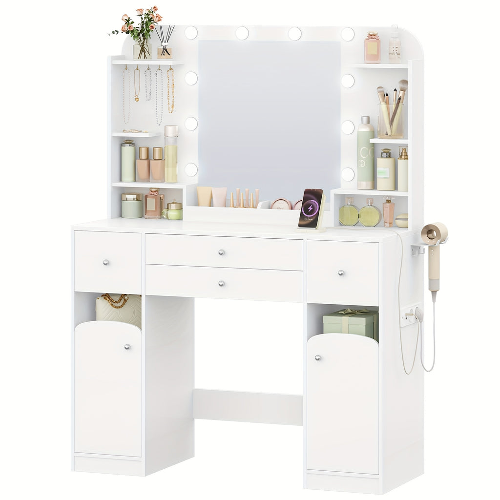 Schminktisch, 108 cm für Zuhause und Alltag – Hauptansicht