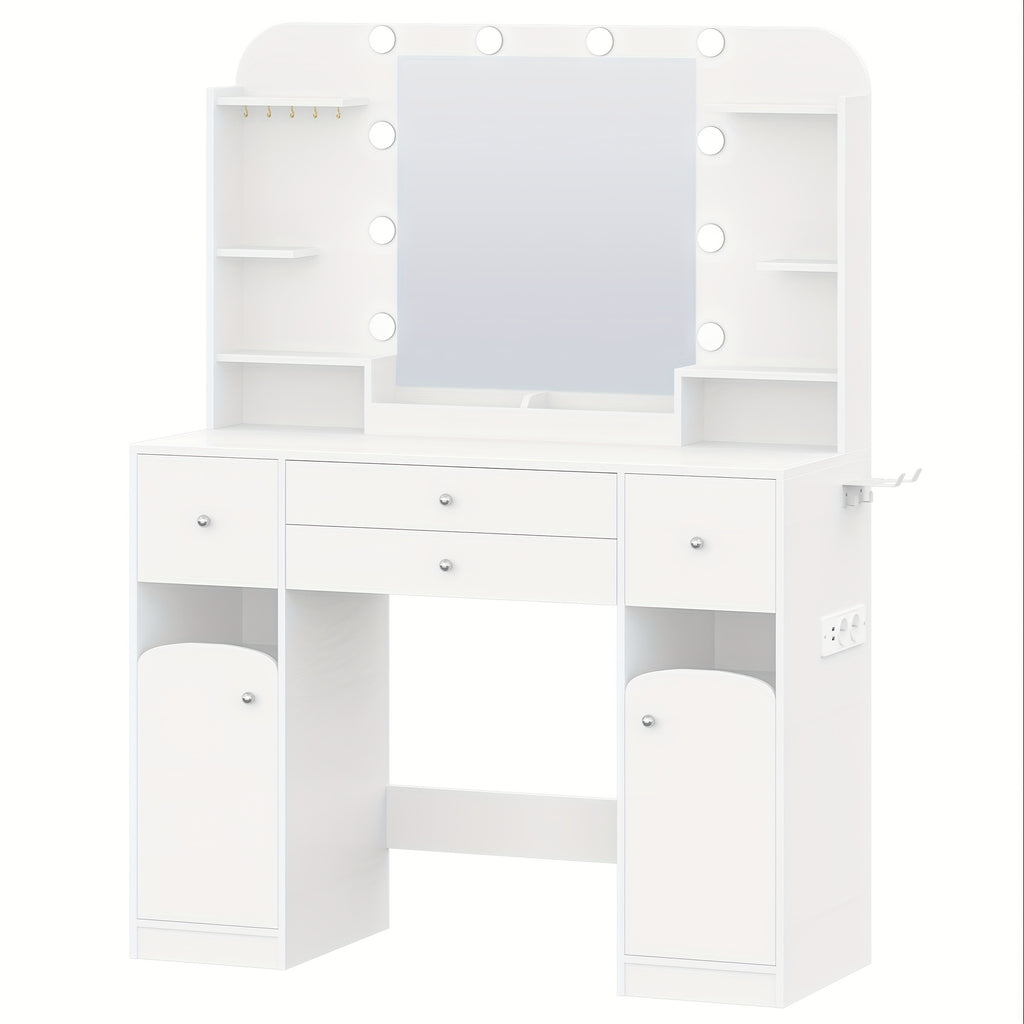 Schminktisch, 108 cm für Zuhause und Alltag – Detailansicht 5