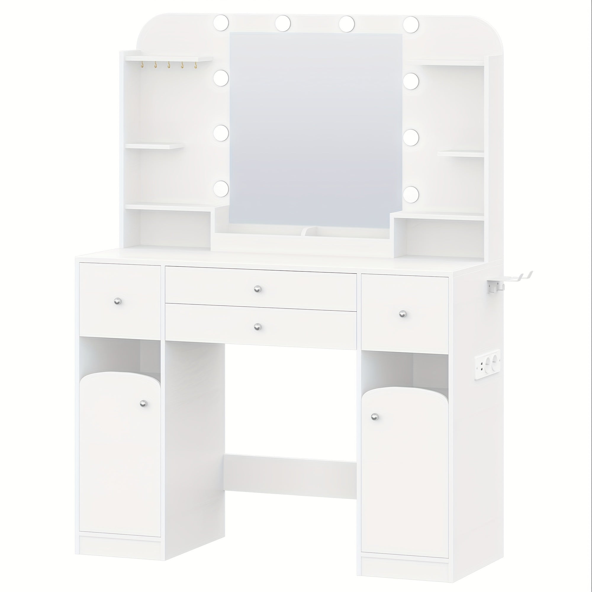 Schminktisch, 108 cm für Zuhause und Alltag – Detailansicht 5