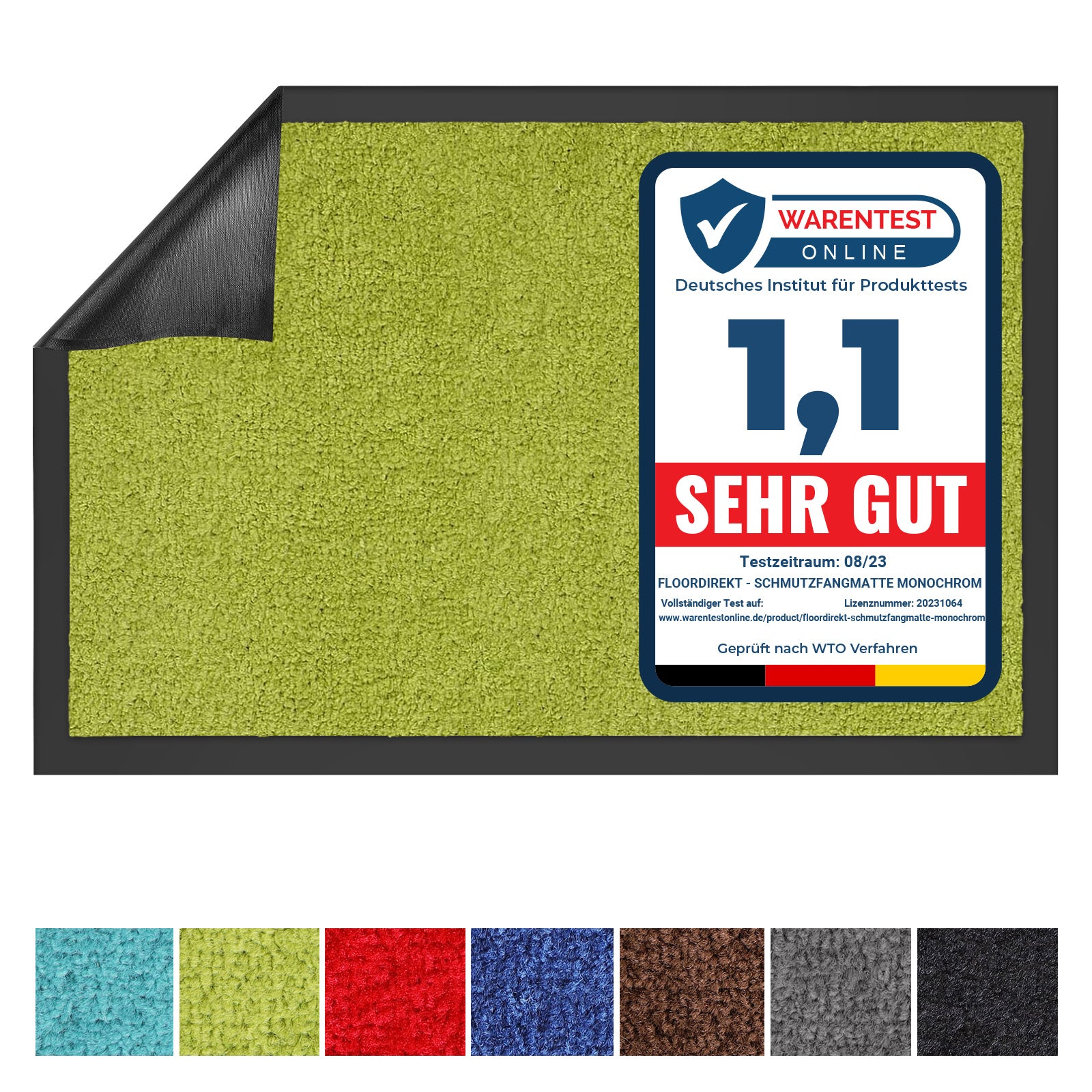 Schmutzfangmatte, Himmelsrot für Innen – Detailansicht 34