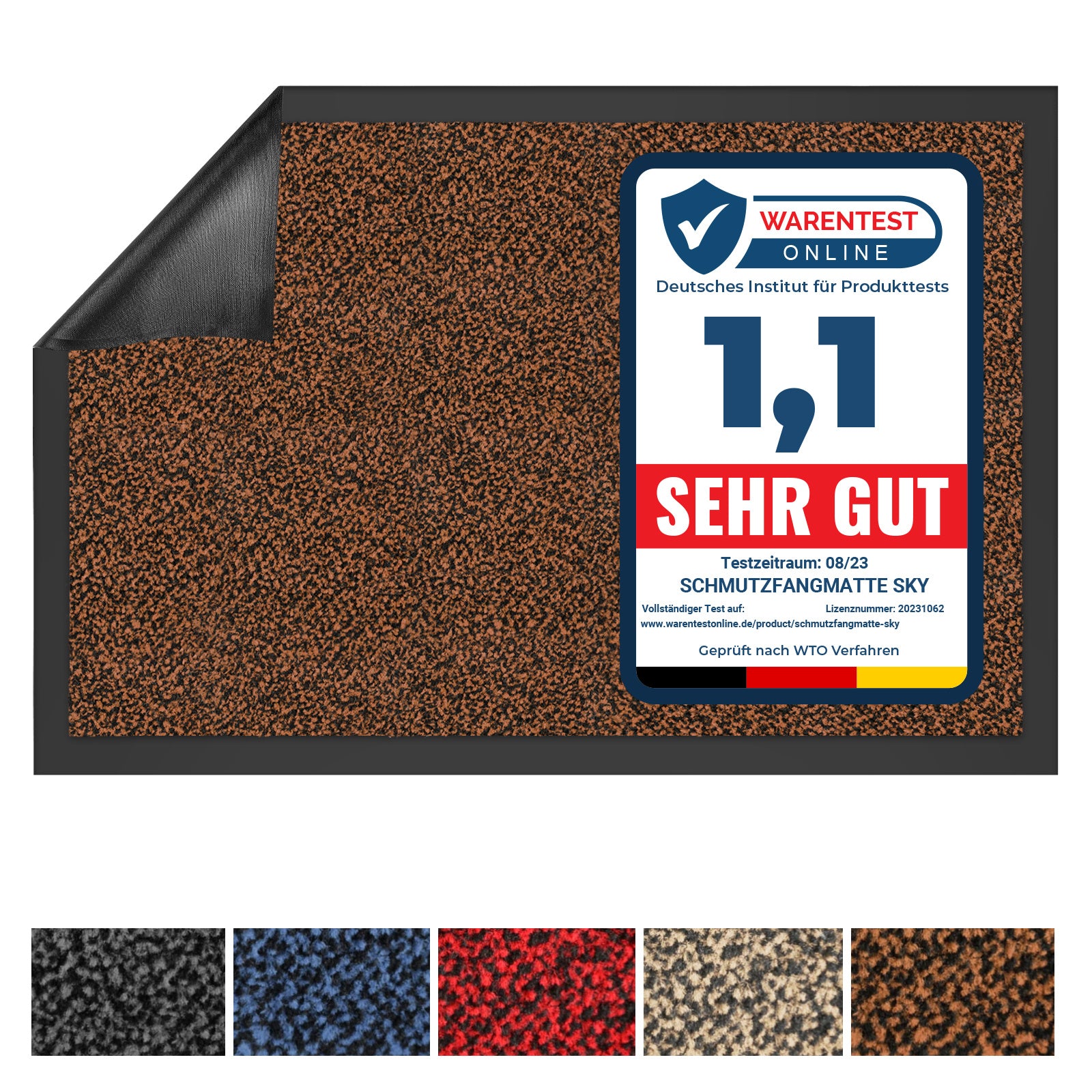 Schmutzfangmatte, SKY-Blau für Varianten und Innen – Detailansicht 27