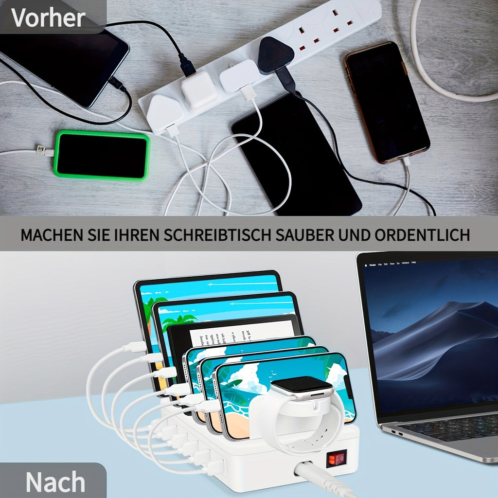 Schnellladehub für verschiedene Geräte, 50W für verschiedene Geräte und Alltag – Detailansicht 2