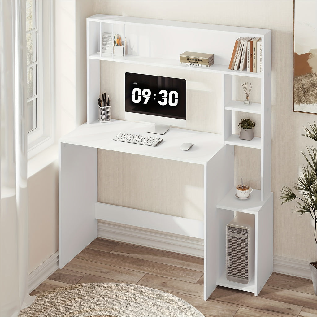Schreibtisch, 113,5x139x45 cm für Arbeitszimmer und Homeoffice – Detailansicht 8