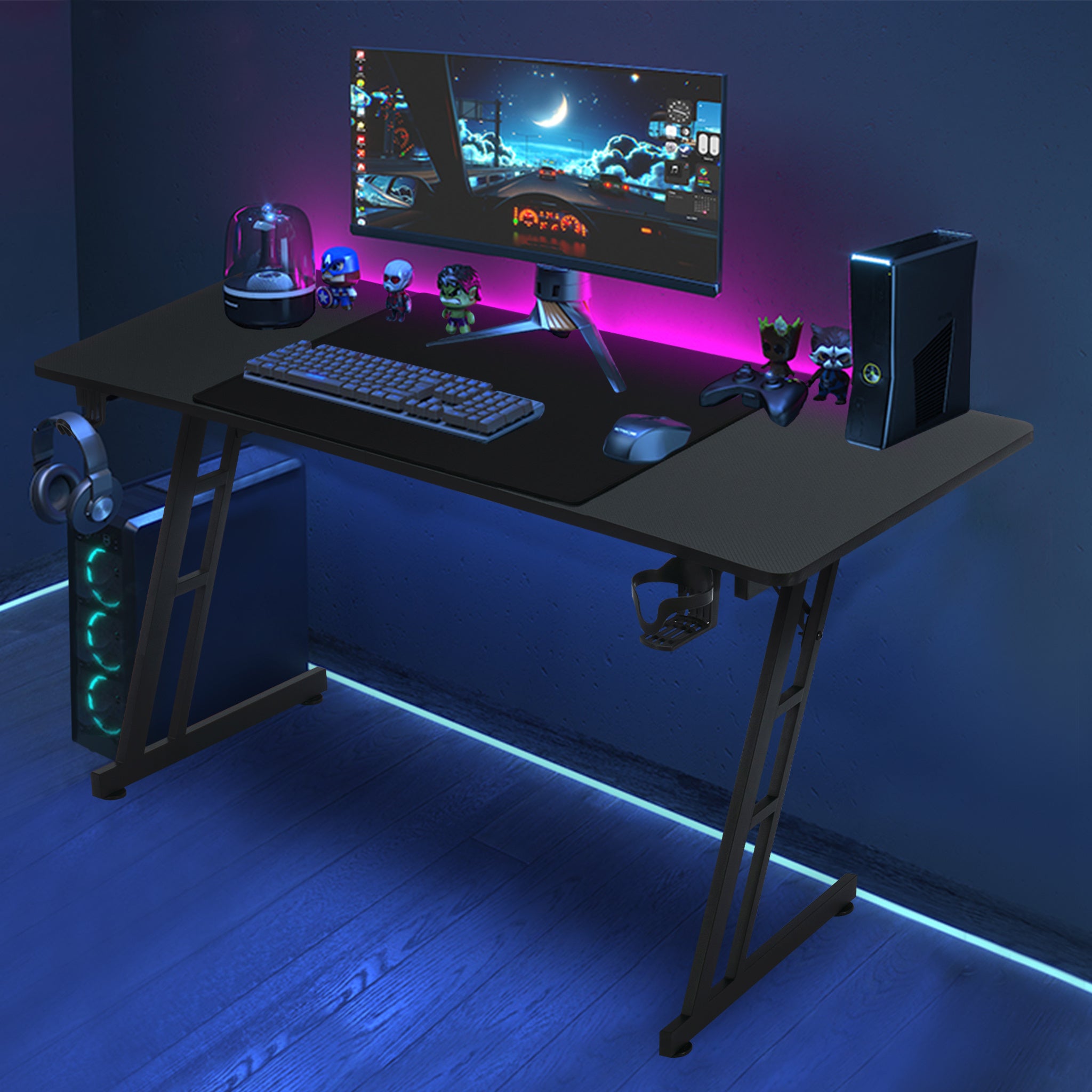 Schreibtisch, 120cm für Arbeitszimmer und Homeoffice – Detailansicht 2