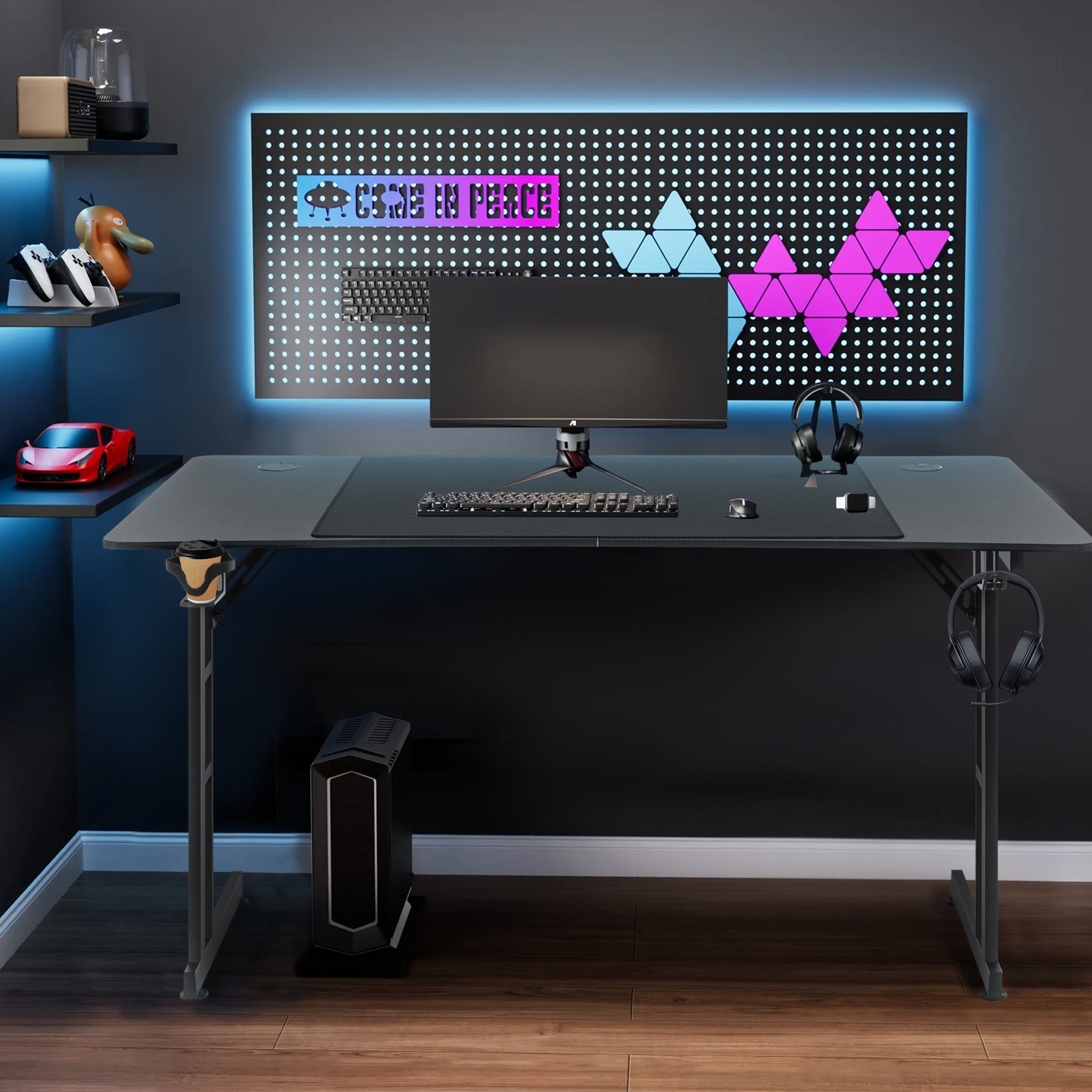 Schreibtisch, 120cm für Arbeitszimmer und Homeoffice – Detailansicht 11